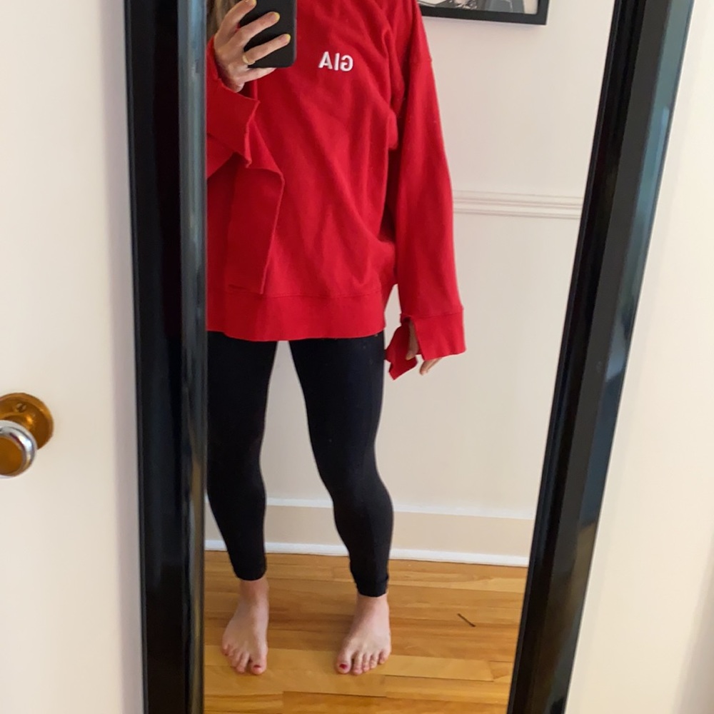 Red GIA cool cut crew neck